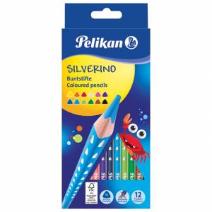 Boje drvene 12boja Silverino Pelikan 700634 (100401597) blister