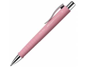 Olovka kemijska gumirana Poly Ball XB Faber-Castell 241127 pastelno roza - NL