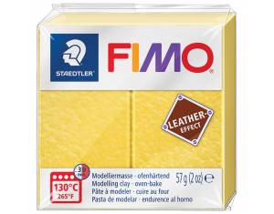 Masa za modeliranje   57g Fimo Effect Leather-effect Staedtler 8010-109 zlatno žuta!!