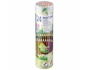 Boje drvene  24boje metalni tuljak Noris colour Staedtler 185 MD24!!