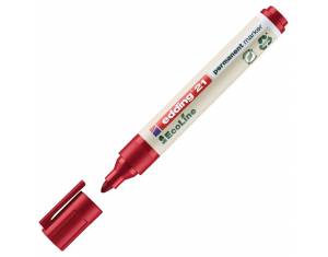 Marker permanentni 1,5-3mm okrugli vrh EcoLine Edding 21 crveni