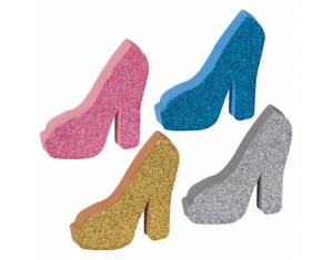 Gumica Štikla glitter 4 cm Brunnen 10-27408 sortirano!!
