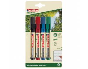 Marker za bijelu ploču 1,5-3 mm EcoLine Edding 28 4boje blister