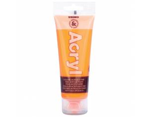 Boja akrilna  75ml pvc tuba Primo 420TAF75250 fluorescentno narančasta