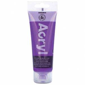 Boja akrilna 75ml pvc tuba Primo 420TA75400 ljubičasta
