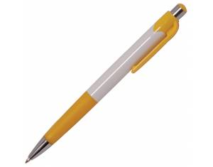 Olovka kemijska grip YCP5096 Madrid bijelo/žuta