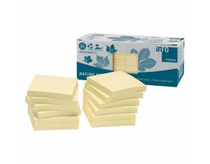 Blok samoljepljiv  75x75 mm 12x100L Nature Global Notes 5654-11box žuti
