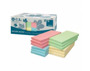 Blok samoljepljiv 125x75 mm 12x100L Nature Global Notes 5655-88box sortirano