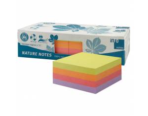 Blok samoljepljiv kocka 75x75mm 2x400L Nature Global Notes 5654-97box sortirano