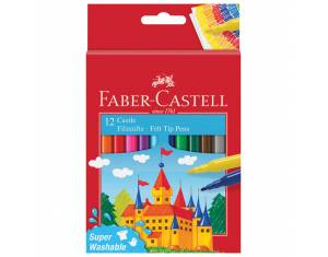 Flomaster školski  12boja Faber-Castell 554201 blister
