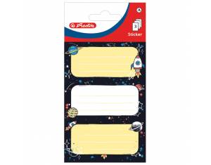 Etikete školske papir svemir Herlitz 50034321 blister