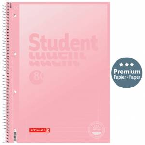 Blok kolegij A4 crte 80L perforacija+4rupe Pastel soft Brunnen 10-67327 96 sortirano