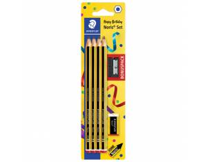 Olovka grafitna HB Noris pk8+gumica+šiljilo gratis Staedtler 120 SBK8P1 blister