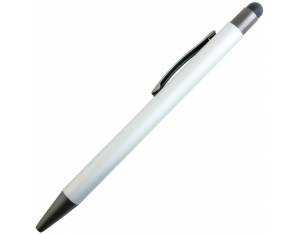 Olovka kemijska metalna gumirana+touch pen YFA 2665C Bergen srebrno/antracit