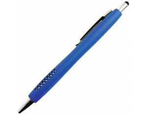 Olovka kemijska metalna gumirana grip+touch pen YCD1006TR Melbourne tamno plava