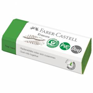 Gumica Eraser dust-free Faber-Castell 187250 zelena!!