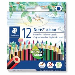 Boje drvene 12boja kratke Noris colour Staedtler 185 01 C12 blister