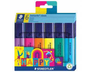 Signir 1-5mm classic Happy Staedtler 364 C6 HA 6boja blister