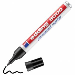Marker permanentni 1,5-3 mm okrugli vrh Edding 3000 crni