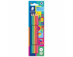 Olovka grafitna HB Noris Happy trokutasta pk4 Staedtler 118 BK4 HA blister