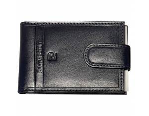 Etui za kartice/vizitke s gumbom koža Pierre Cardin 2127LB01 plavi