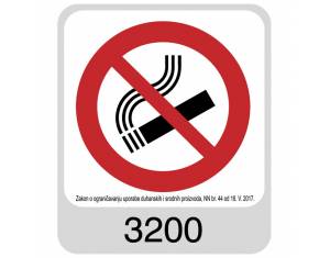 Naljepnice "Zabranjeno pušenje" Akira 3200