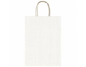Vrećice ukrasne 36x41x12 cm točkice Rex-Saul Sadoch SDF36-249D bijele!!