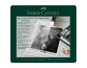 Set Pitt graphite matt & Castell 9000 pk20 Faber Castell 115224