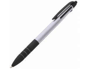 Olovka kemijska trobojna grip+touch pen Bogota srebrna