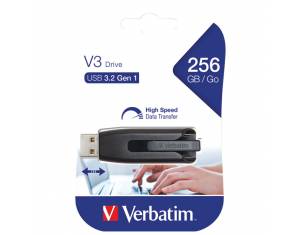 Memorija USB256GB 3.2 Store'n'Go V3 Verbatim 49168 crni