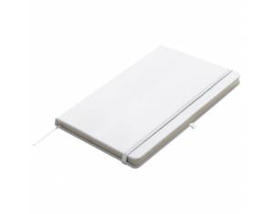 Notes 13x21 cm čisti 80L s gumicom Kiel bijeli