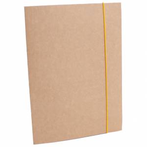 Fascikl klapa s gumicom karton kraft A4 6564 smeđi!!