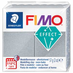 Masa za modeliranje 57g Fimo Effect Metallic Staedtler 8010-81 metalik srebrna
