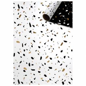 Papir ukrasni rola 70x150 cm obostrani Terrazzo Stewo 6480 80