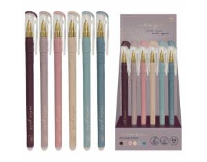 Olovka kemijska grip piši-briši Satin Gold Interdruk sortirano