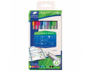 Flomaster fineliner 0,3mm pk10 reciklirani Triplus Staedtler 334 RC10