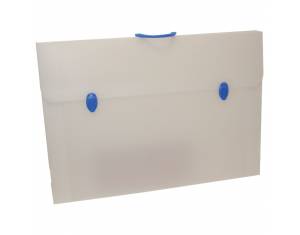 Torba-kofer pp-tvrdi  750x530x40mm Ri.Plast 6353754201 prozirno bijela/sort ručka