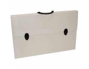 Torba-kofer pp-tvrdi  365x565x30 mm Ri.Plast 6338533201.1 prozirno bijela/sort ručka