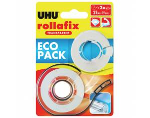 Traka ljepljiva 19 mm/25m+5m gratis Rollafix 36380 UHU prozirna