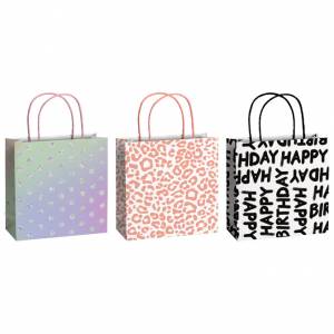 Vrećice ukrasne 20x20x8 cm Birthday Stewo 5335 99 sortirano