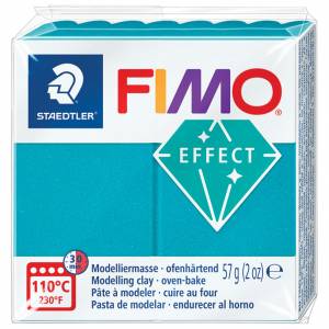 Masa za modeliranje 57g Fimo Effect Metallic Staedtler 8010-36 metalik tirkizna
