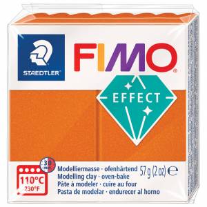 Masa za modeliranje 57g Fimo Effect Metallic Staedtler 8010-41 metalik narančasta