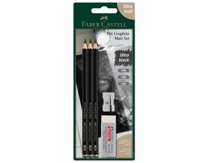 Set Pitt graphite matt pk5 Faber Castell 115297 blister