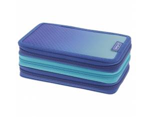 Pernica puna 3zipa Dip Dye Herlitz 50046348 tirkizno plava!!