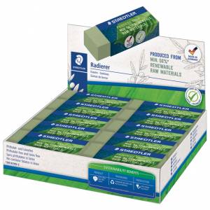 Gumica Mars Staedtler 526 80-5 reciklirana zelena-KOMAD!!