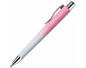 Olovka kemijska gumirana Poly Ball XB Faber Castell 241108 rozo-svijetlo plava