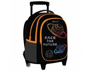Ruksak školski s kotačićima Face The Future 24.Connect basic