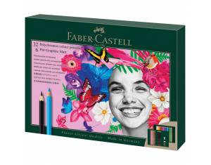 Set Polychromos & Pitt graphite matt pk40 Faber Castell 210053
