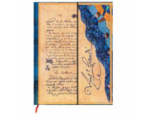 Notes 12,5x18 cm-midi crte  72L magnet Gaudi The Manuscript of Reus Paperblanks PB9780-8