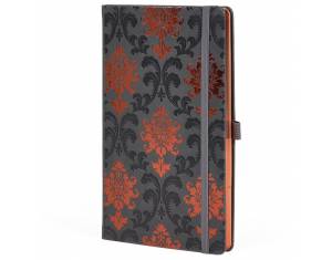 Notes 13x21 cm crte 96L s gumicom Castelli Copper Baroque anracit/bakreni